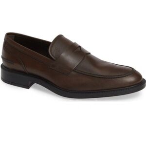 TOD'S Penny Loafers In Dark Brown size 9.5